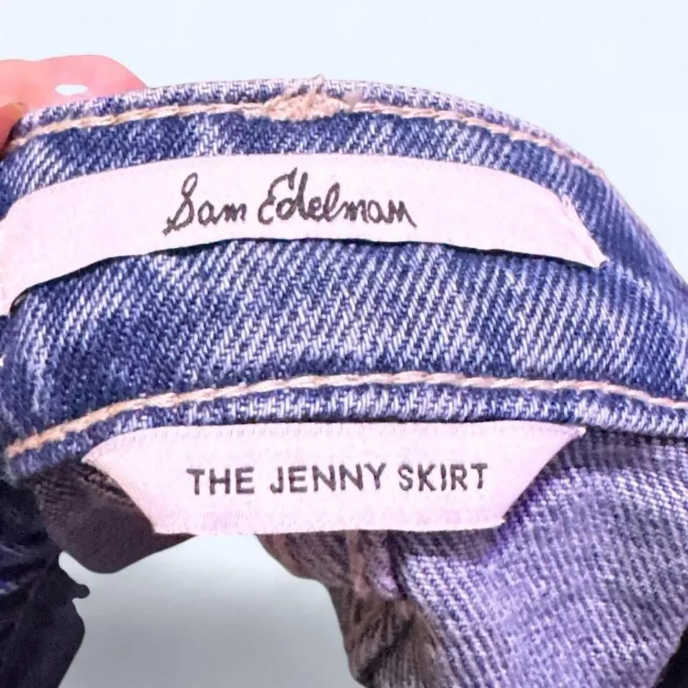 Sam Edelmen Blue Denim Mini-Skirt size 4